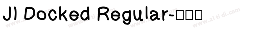 JI Docked Regular字体转换